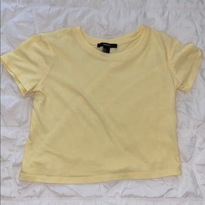 Yellow Crop Top